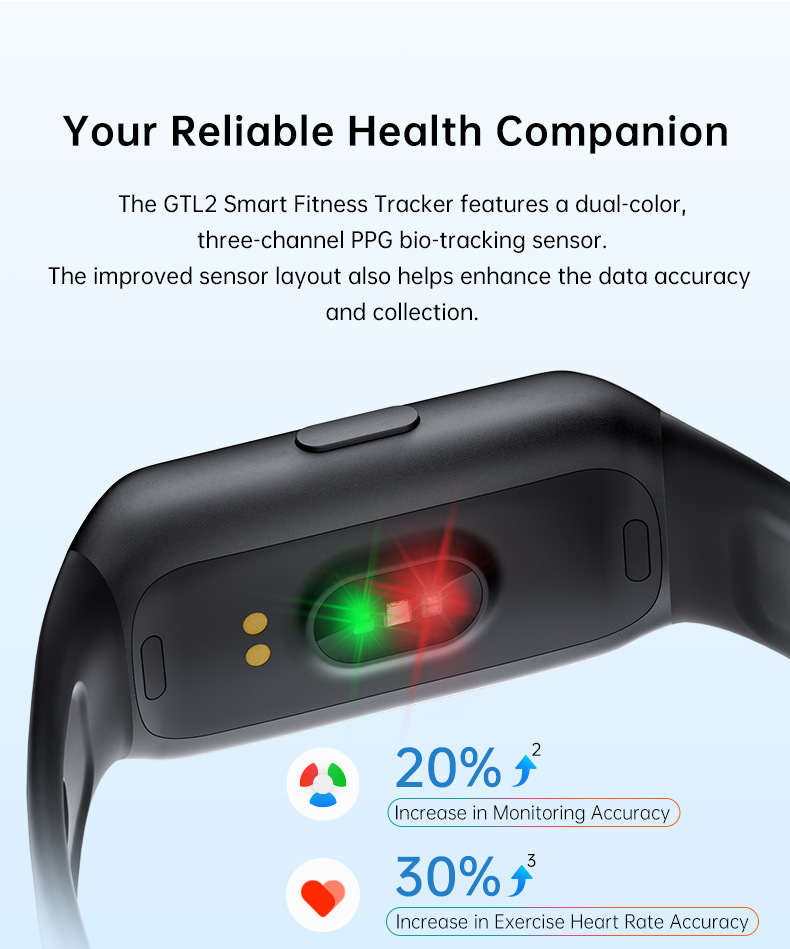 GTL2 smart fitness tracker bracelet