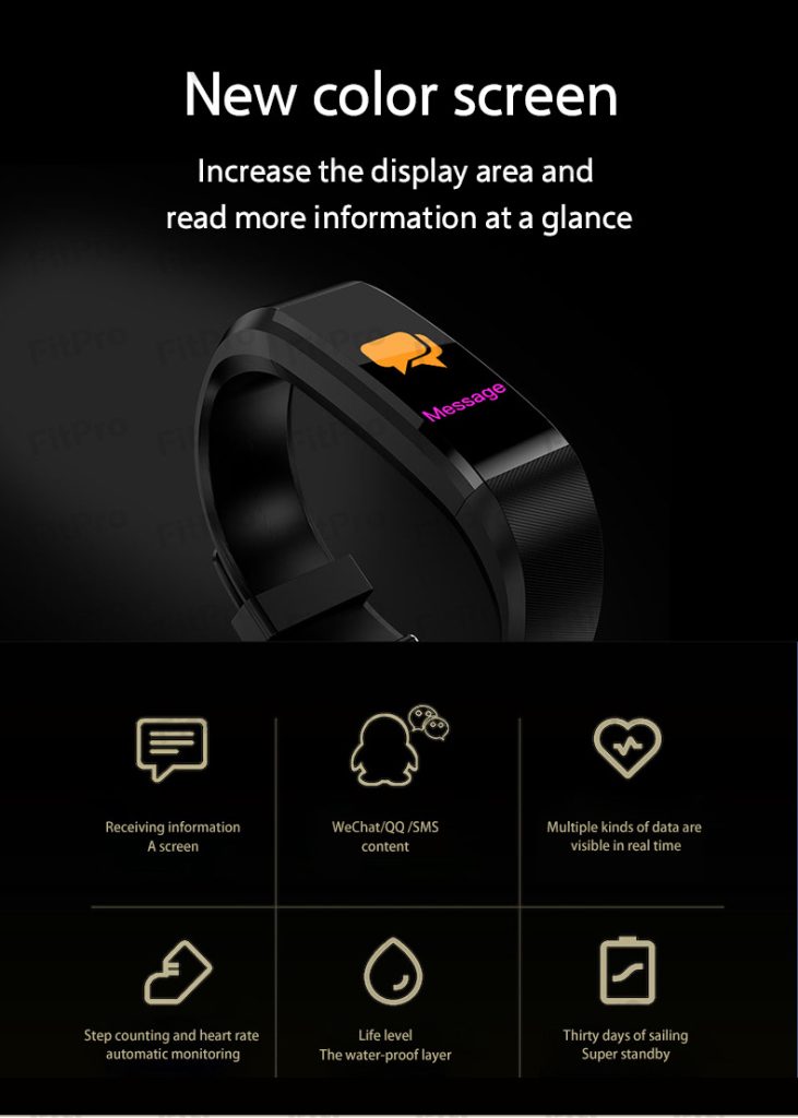 115plus smart wristband 