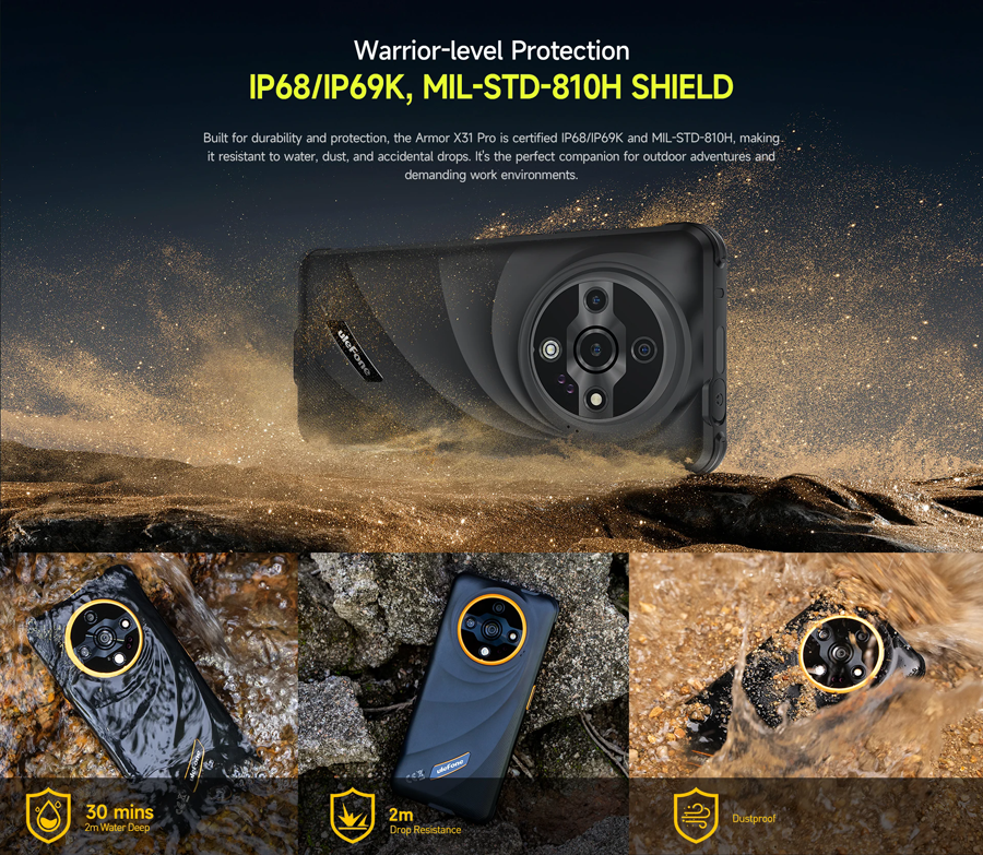 Ulefone Armor X31 Pro 5G Rugged Phone